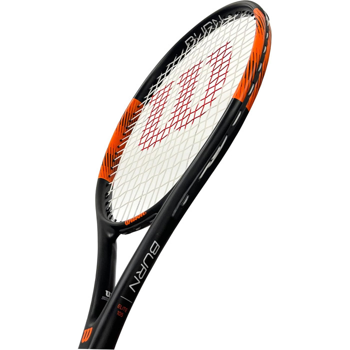 Тенісна ракетка Wilson Burn Elite 105 для дорослих, розмір ручки 3 (4 3/8''), графіт, легка, для гри на корті
