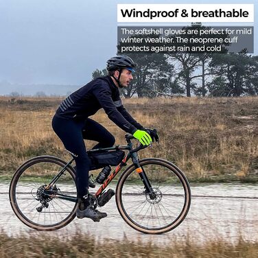 Велосипедні рукавички BBB ControZone Unisex, XXL (Неоновий жовтий)