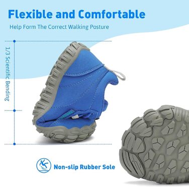 Дитячі шкарпетки-мокасини Saguaro для ходьби, дихаючі, неслизькі, легкі, розмір 26-36 (31 EU, блакитний New)