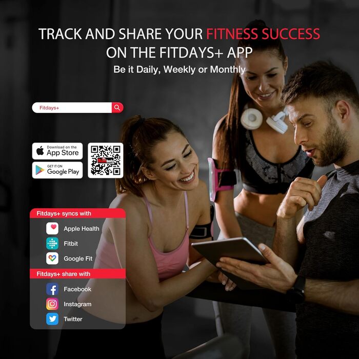 Розумна скакалка для фітнесу зі смарт-додатком Fitdays+: Bluetooth-скакалка з двома режимами (класична 3м та безмотузкова з вантажами) для відстеження прогресу