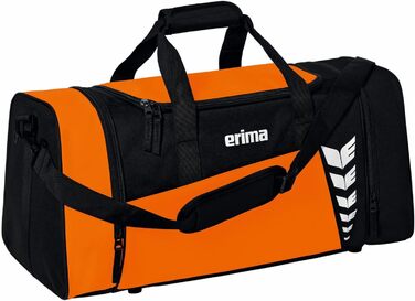 Спортивна сумка Erima Six Wings, велика, помаранчева/чорна, унісекс