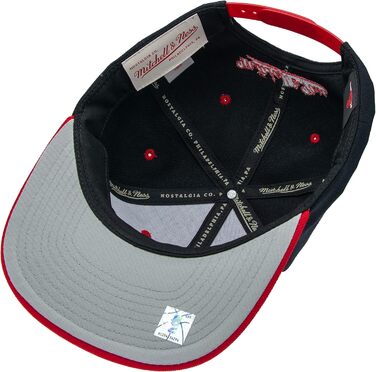 Кепка Mitchell & Ness Snapback Team Arch NBA Chicago Bulls чорний/червоний