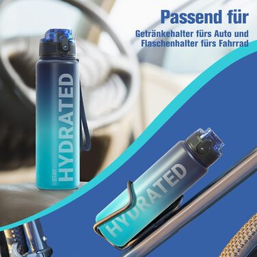 Спортивна пляшка Sahara Sailor 750 мл, BPA-free Tritan, герметична, для води, велосипеду, кемпінгу, йоги, тренажерного залу, синя