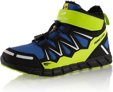 Черевики для ходьби жіночі та чоловічі, зимові, з підкладкою, розмір 44 EU, зелено-блакитні