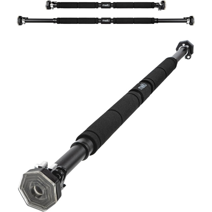 Кімнатна турнік Klimmzugstange для дверного прорізу, регульований 63–100 см, монтаж без свердління, нековзкі ручки, витримує до 100 кг