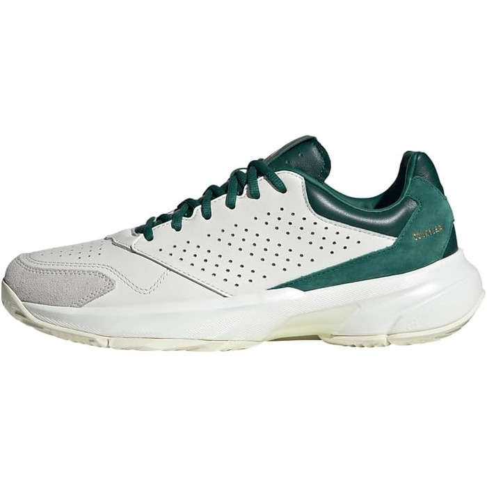 Тенісні кросівки adidas CourtJam Control 3 Premium, унісекс, 44 2/3 EU, білий/зелений