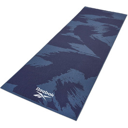 Йога-мат Reebok темно-синій 173x61x0,4 см, килимок для йоги, фітнесу