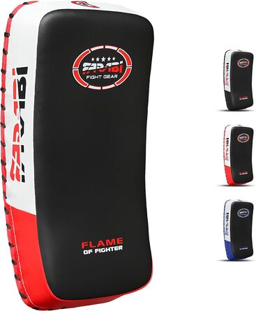 Подушки для ударів Farabi Sports для коучингу, тренувань, кікбоксингу, MMA, Муай Тай (червоні)