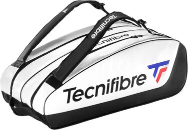 Сумка для тенісу та сквошу Tecnifibre Tour Endurance RS, біла, на 12 ракеток, серія Tour Endurance
