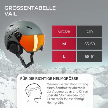 Гірськолижний шолом Black Crevice Vail з візором, пілотний стиль, для чоловіків та жінок, з полікарбонату, дихаючий, розмір регулюється