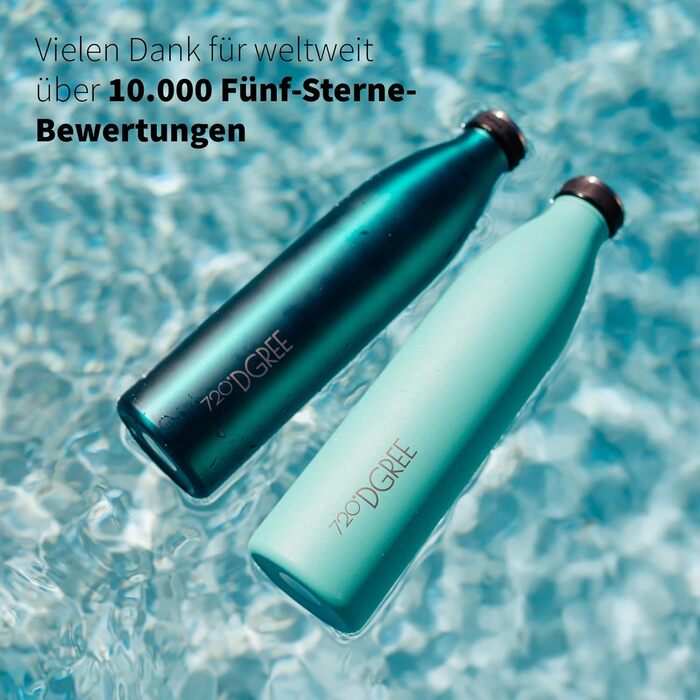Термос 720°DGREE milkyBottle 500 мл для дітей, нержавіюча сталь, BPA Free, герметична, для газованої води, спорт, школа, світло-рожевий/золотий