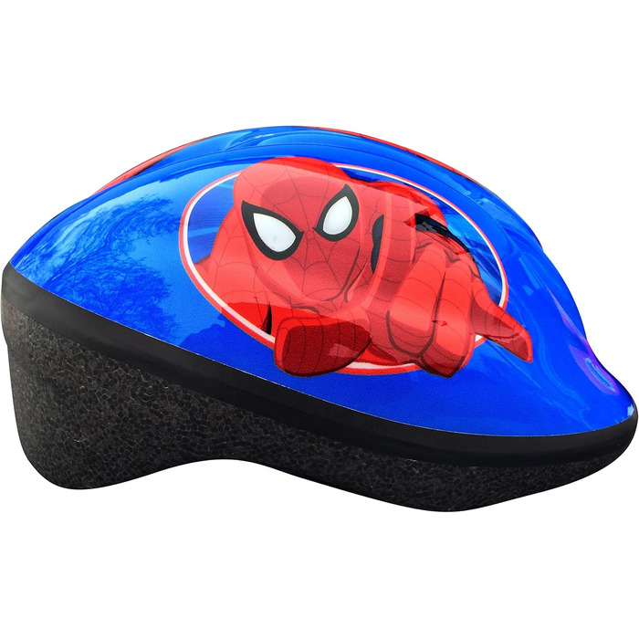 Дитячий шолом із регульованою талією, наколінники та налокітники Spiderman, синій