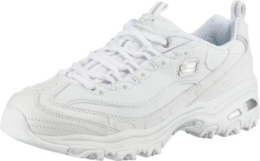 Кросівки жіночі Skechers D'Lites Fresh Start чорно-білі, шкіра/сітка, Memory Foam, 40 EU