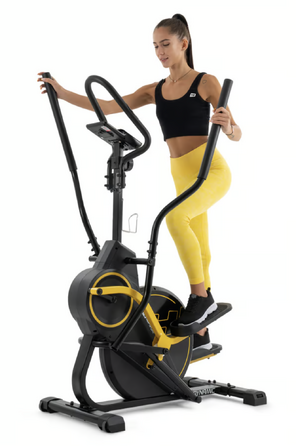 Орбітрек магнітний Hop-Sport HS-450B Dynamic чорно-жовтий