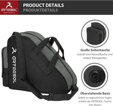 Сумка для роликів, ковзанів та скейтів Blackace arteesol для дітей і дорослих