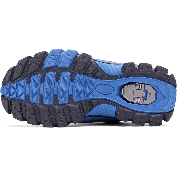 Дитячі зимові черевики Kinder Outdoor - теплі, взуті, для піших прогулянок, трекінгу та катання снігом. Дитячі черевики для хлопчиків та дівчаток (35 EU, блакитні)