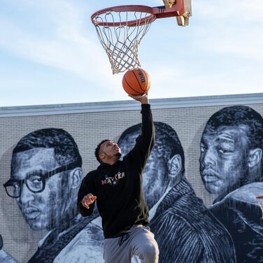 Баскетбольний м'яч Wilson NBA Authentic Series для вулиці, універсальний, для дорослих