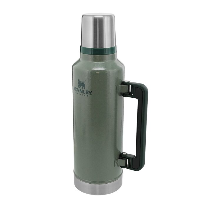 Термос Stanley Classic Legendary 1.9 л, зелений (Hammertone Green) - нержавіюча сталь, 45 год утримання тепла/холоду, BPA-free