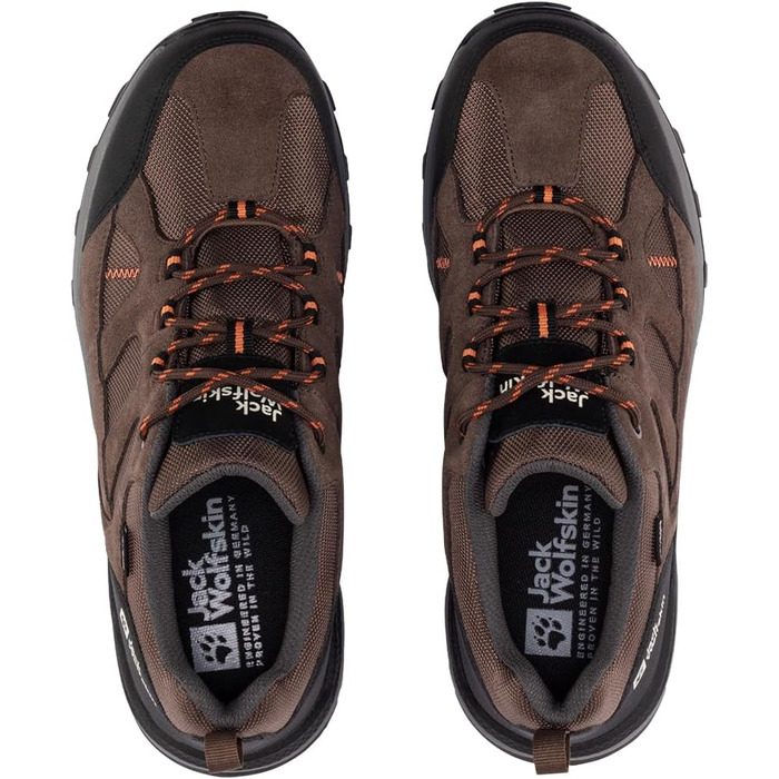 Чоловічі трекінгові черевики Jack Wolfskin Trail Hiker Texapore Low MW, розмір 42 EU, колір Bear