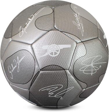 Офіційний футбольний м'яч Arsenal F.C. Silver Camo, розмір 5, для тренувань і матчів, колекційний, для дітей і дорослих
