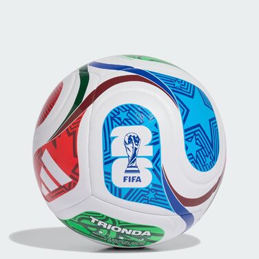 Тренувальний м'яч adidas Trionda FIFA World Cup 26™ (білий/royal blue/solar blue/power red)