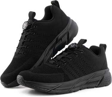 Кросівки Hitmars для чоловіків та жінок: спортивні, для бігу, повсякденні, легкі, дихаючі, чорні, розміри EU 36-47