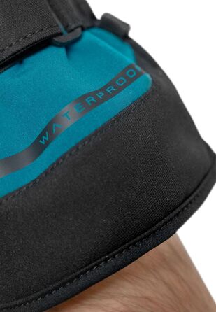 Чоловічі лижні рукавички Reusch Primus R-tex Xt, водонепроникна мембрана, теплі зимові рукавички Softshell, синьо-чорні, розмір 9