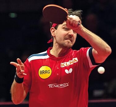 Настільний тенісний ракетка Butterfly Timo Boll Gold, ITTF, для професіоналів, високоякісний покриття Pan Asia, анатомічна ручка