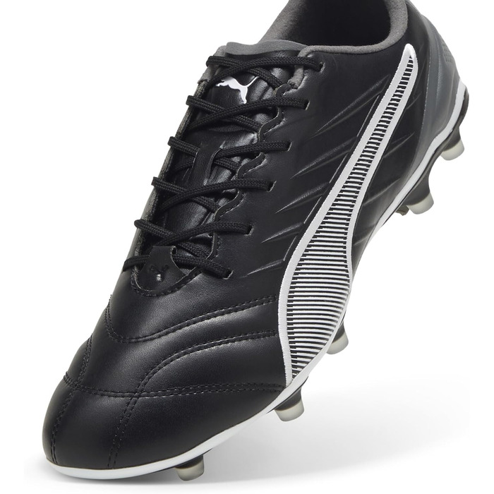 Футбольне взуття PUMA King Pro Fg/Ag, 45 EU, чорний/білий/темно-сірий
