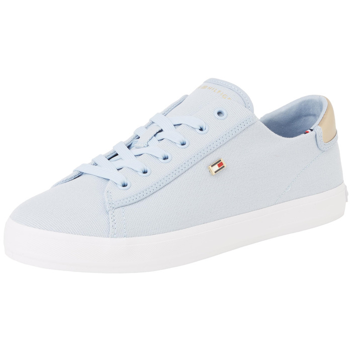Кросівки жіночі Tommy Hilfiger Vulcanized Canvas, блакитні Breezy Blue, 39 EU