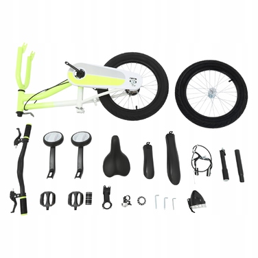 Дитячий велосипед 16 дюймів з підсвіткою та додатковими колесами