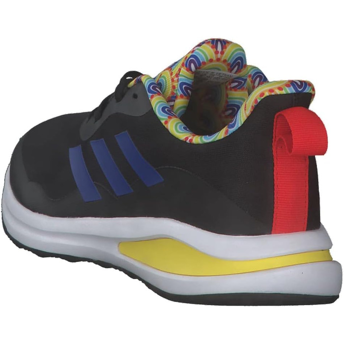 Кросівки Adidas Fortarun K для хлопчиків, розмір 38 2/3 EU, чорний/королівський синій/жовтий