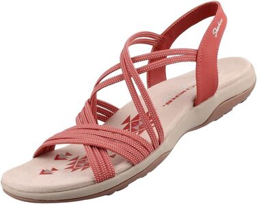 Сандли Skechers Reggae Slim Sunnysides для жінок (35 EU, Оранжевий)