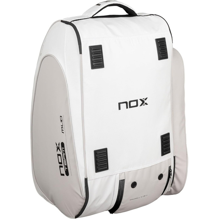 Сумка для падел Nox ML10 Team Bpml10tewhgr Біла - Професійна сумка для ракет та аксесуарів