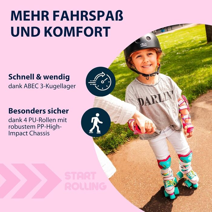 Роликові ковзани HUDORA Wonders: регульовані, дитячі, 32-35 Single