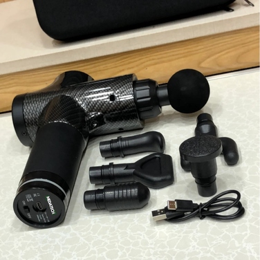 Перкусійний масажер Medatech Massage Gun — масажер для спини, стоп та всього тіла