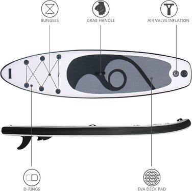 Надувна SUP-дошка ISPNZH 3,2 м для 2 дорослих, чоловіків, жінок і дітей, комплект для пляжу, озера, річки, риболовлі та йоги