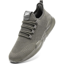 Чоловічі кросівки для бігу, тренувань та ходьби. Легкі, дихаючі спортивні взуття темно-сірого кольору, розмір 44 EU