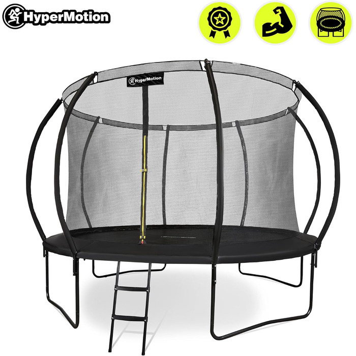 Батут гірчатий Hypermotion Outdoor для дітей 244/305/366/430/487 см - швидковисихаючий, водостійкий, Ø 366 см