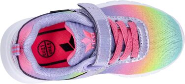 Дитячі капці-кеди Lico Kinder Cakes Vs – унісекс, 24 EU, фіолетово-рожево-блакитні