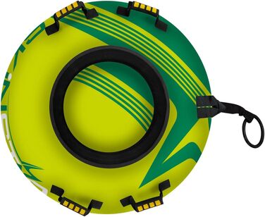 Надувні сани-коло SkinStar Snow Tube 100 см із ручками, зелений