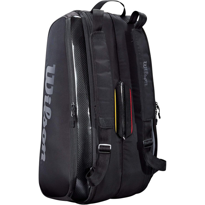 Сумка для тенісу Wilson Super Tour Pro Staff 9 (чорна) - для дорослих