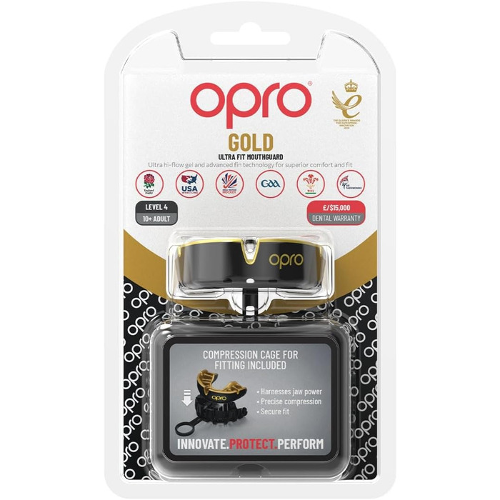 OPRO Gold – Захисна капа для дорослих і дітей, преміум-комфорт, для боксу, MMA, хокею, єдиноборств та інших контактних видів спорту