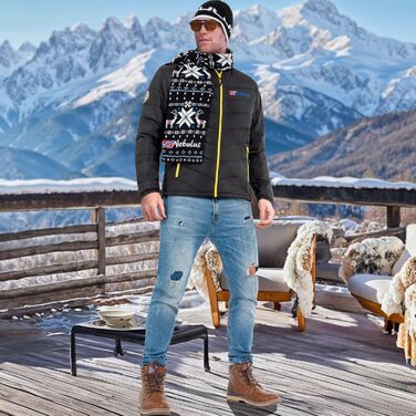 Чоловіча куртка Nebuus TANNO, тепла outdoor-куртка, практична та універсальна перехідна та зимова куртка (S, чорний)