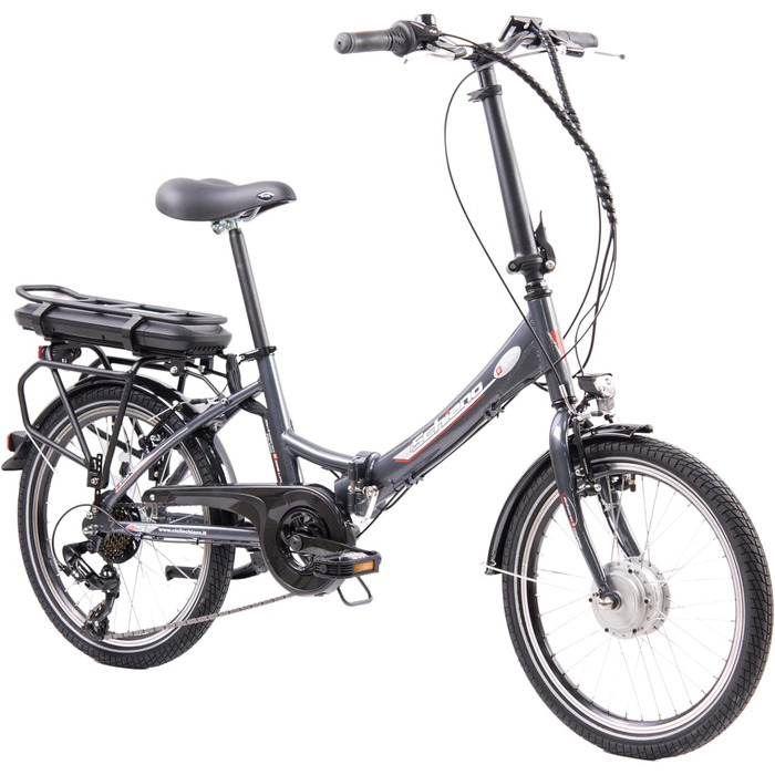 Електровелосипед F.lli Schiano E-Star 20'' складаний, 7-ступеневий, для дорослих, чоловіків і жінок, до 25 км/год, комфортний міський e-bike з мотором