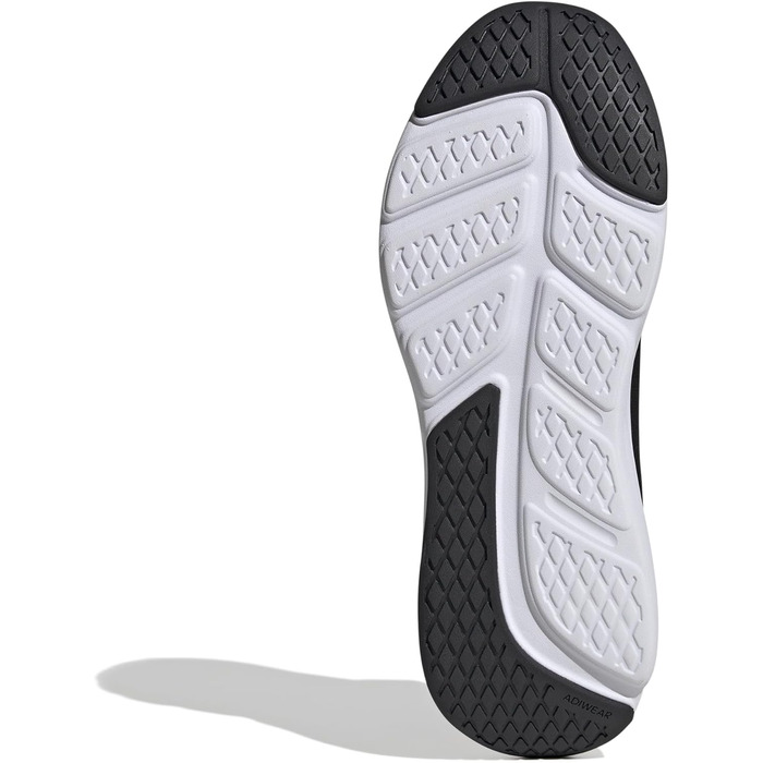 Чоловічі кросівки Adidas Cloudfoam GO Sock 44 EU, чорно-біло-червоні