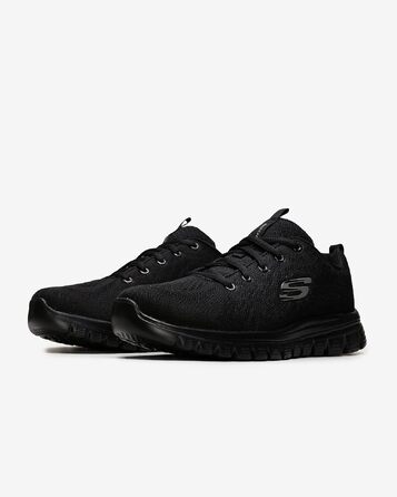 Жіночі кросівки Skechers Graceful Get Connected 1, чорні, сітчасті, розмір 39 EU