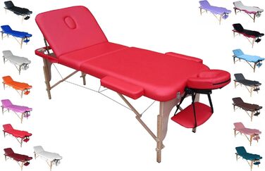 Масажний стіл Polironeshop Venere, для масажу, татуювань, червоний