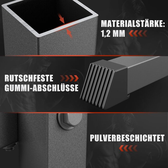 Стойка для гантелей з 3 рівнів, 500 кг, регульована, для дому, міцна, для штанги, гантелей та дисків (тільки стійка), чорна 3-ярусна DB-Rack