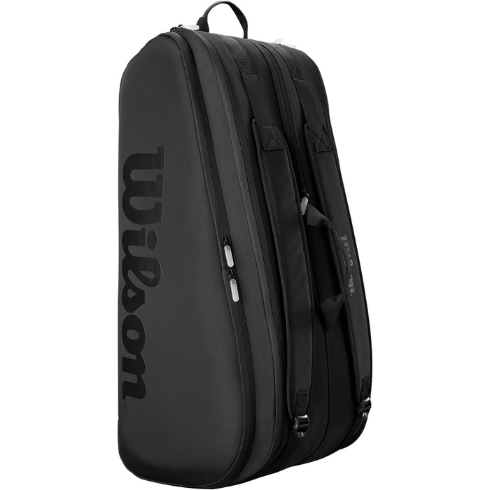 Тенісна сумка Wilson Tour Noir, до 12 ракеток, чорна